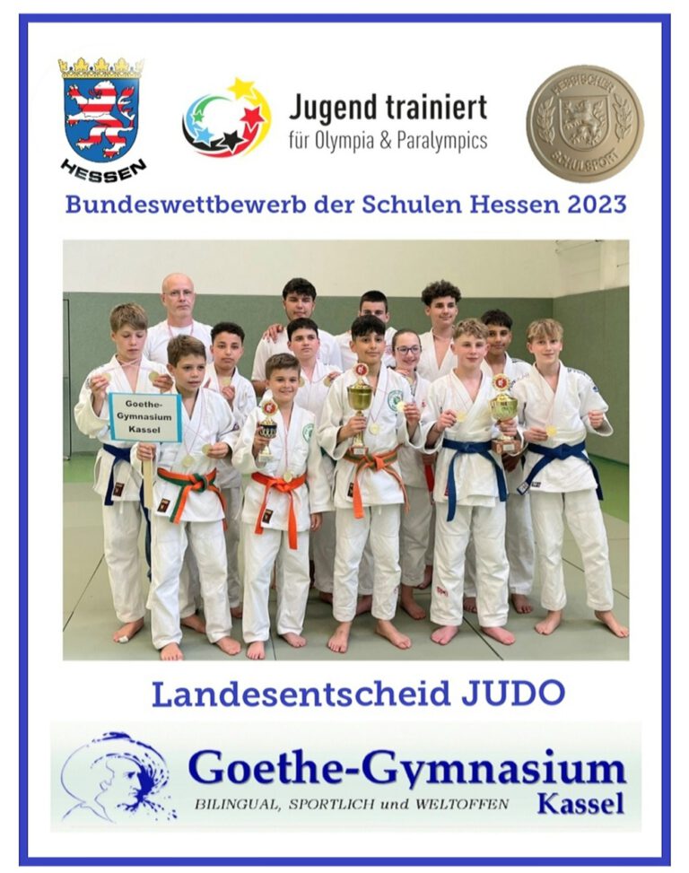 Judo Team Landessieger Hessen 2023 Titel Bild